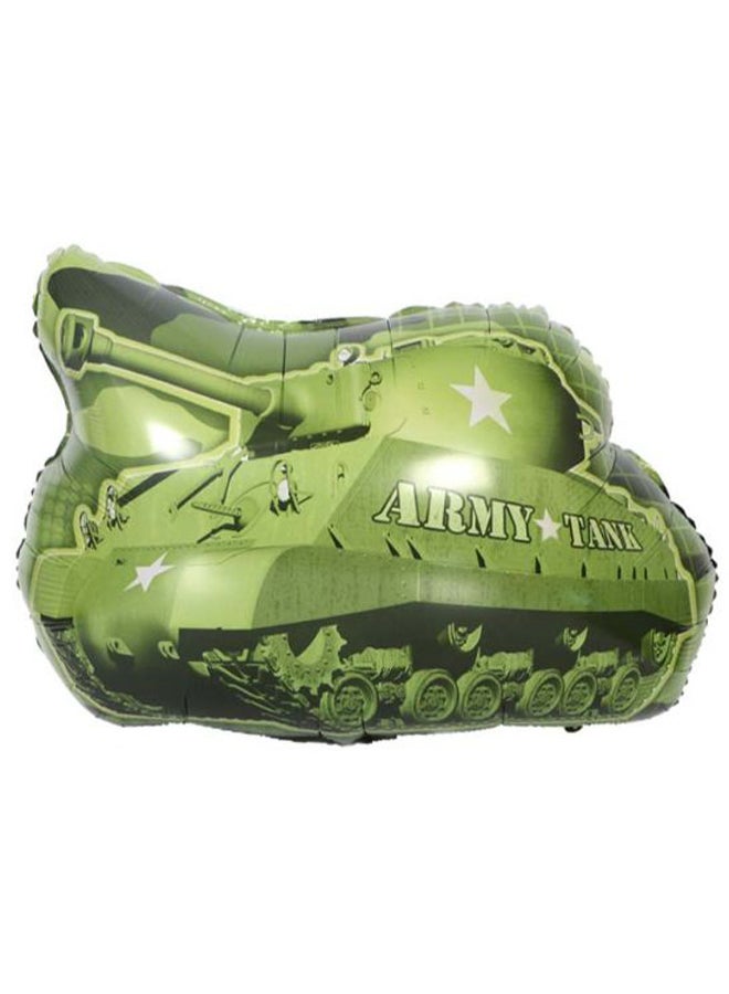 صوجي بالون من القصدير على شكل دبابة 79 x 68سم - Image 1