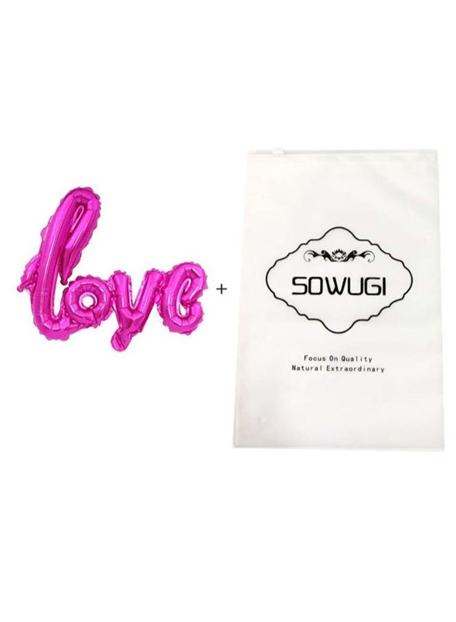 صوجي بالون من القصدير بتصميم كلمة 'Love' 38 x 54سم - Image 2