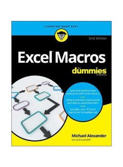 Excel Macros For Dummies Paperback English by Michael Alexander - 42800 