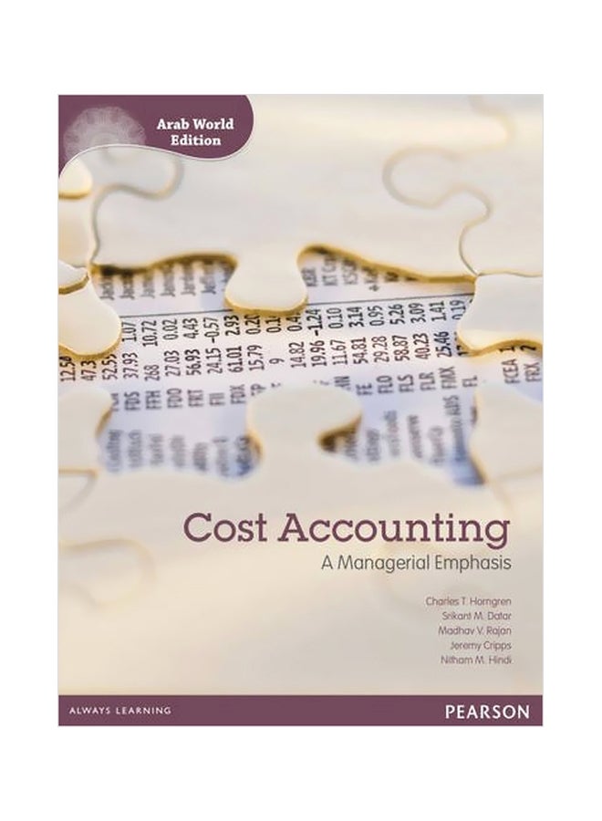 Cost Accounting A Managerial Emphasis Hardcover English by Charles T. Horngren - 21-May-15 