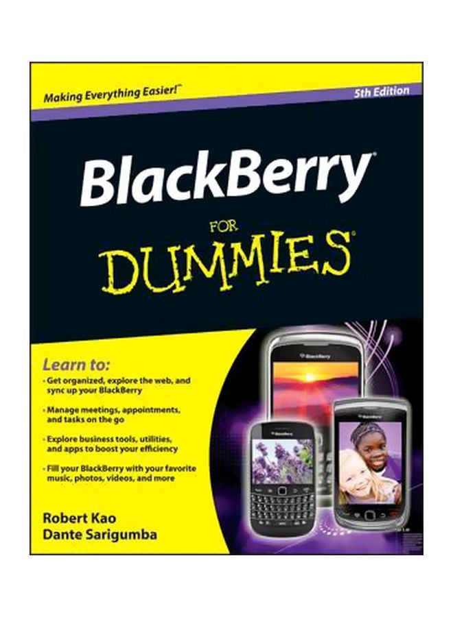 BlackBerry For Dummies Paperback English by Robert Kao - 20-Sep-11 