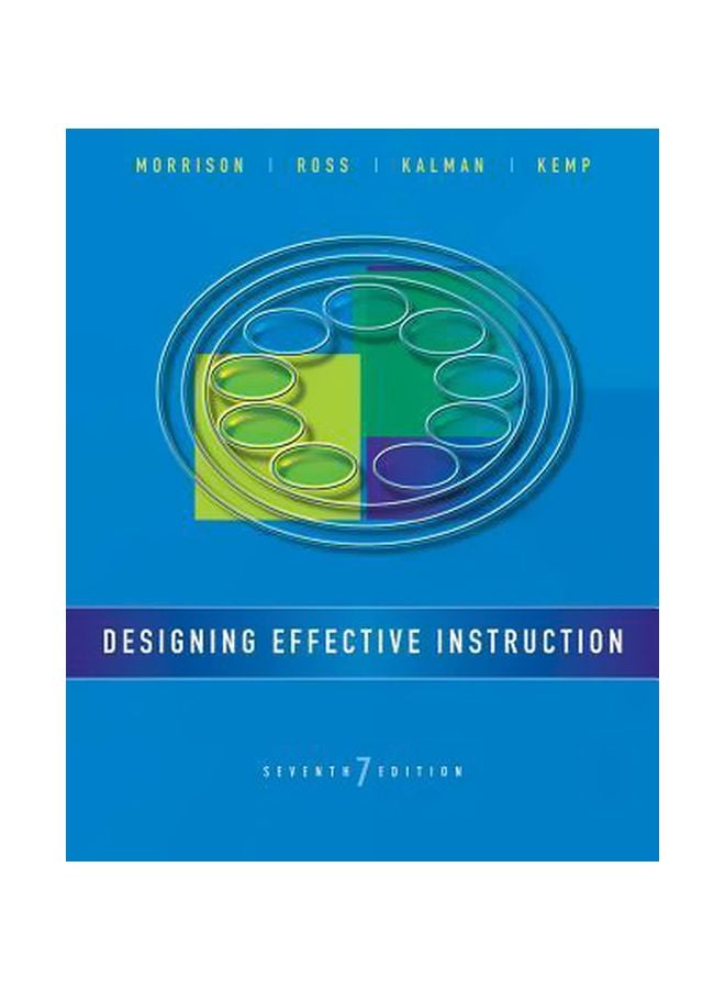 Designing Effective Instruction Paperback English by Gary R. Morrison - 16-Aug-13