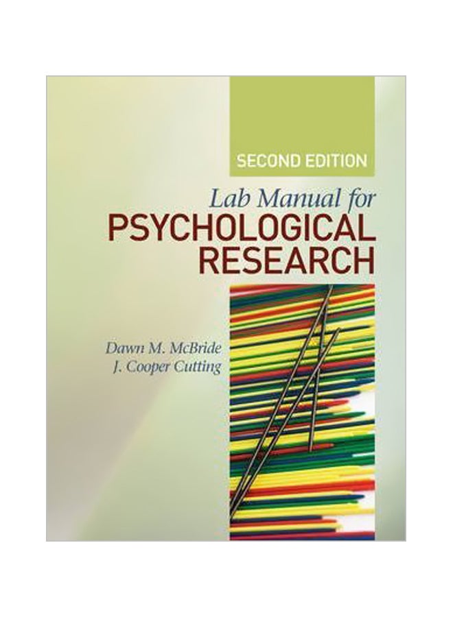 Lab Manual for Psychological Research paperback english 