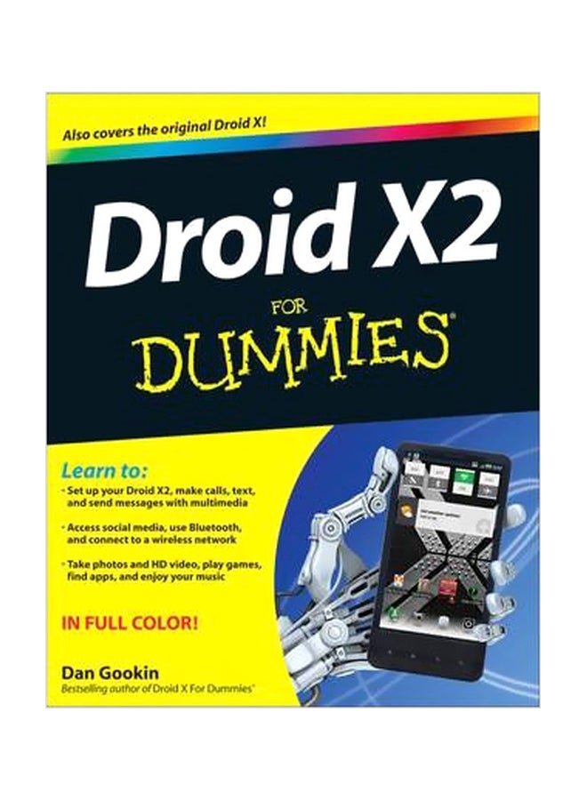 Droid X2 For Dummies Paperback English by Dan Gookin - 20-Sep-11 