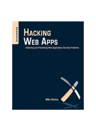 Hacking Web Apps Paperback English by Mike Shema - 41193 - v1560681467/N26840143A_1
