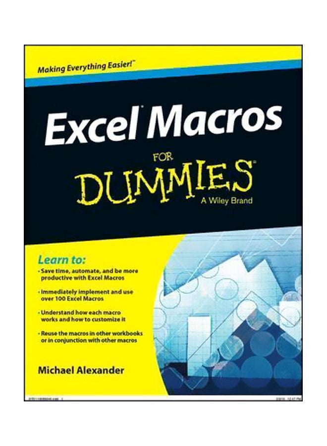null - Excel Macros For Dummies Paperback English by Michael Alexander - 14-Jul-15 - Image 1