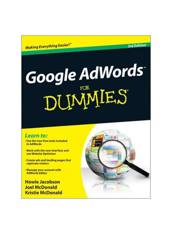 Google AdWords For Dummies Paperback English by Howie Jacobson - 06-Dec-11