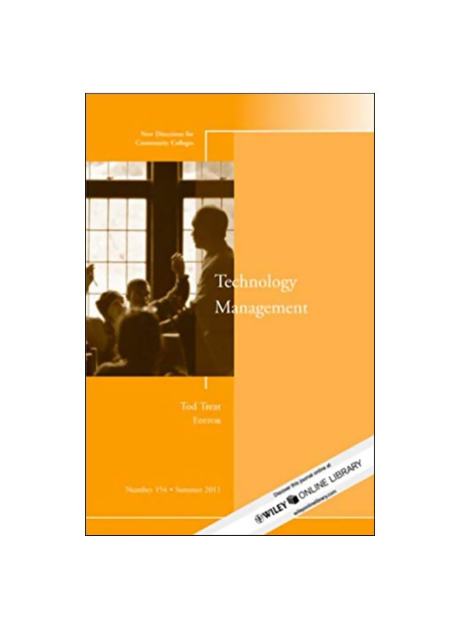 Technology Management : New Directions For Community Colleges, Number 154 paperback english - 20-Jul-11 