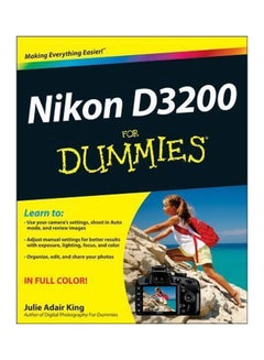Nikon D3200 For Dummies Paperback English by Julie Adair King - 14 Aug 2012 