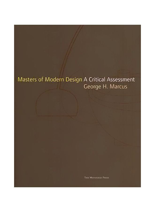 null - Masters Of Modern Design: A Critical Assessment hardcover english - 39903 - Image 1