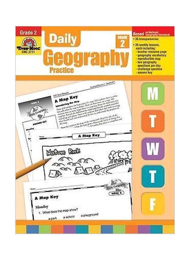 Daily Geography Practice: Grade 2 Paperback English by Evan-Moor Educational Publishers - 38200 