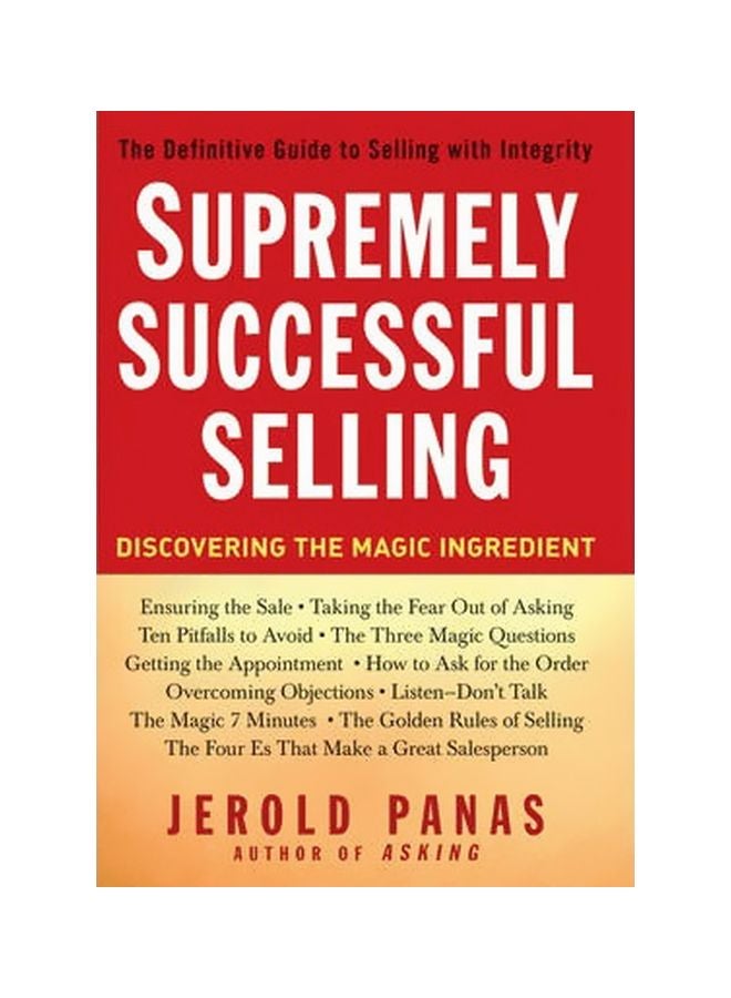 null - Supremely Successful Selling: Discovering The Magic Ingredient Hardcover English by Jerold Panas - 09-Oct-12 - Image 1