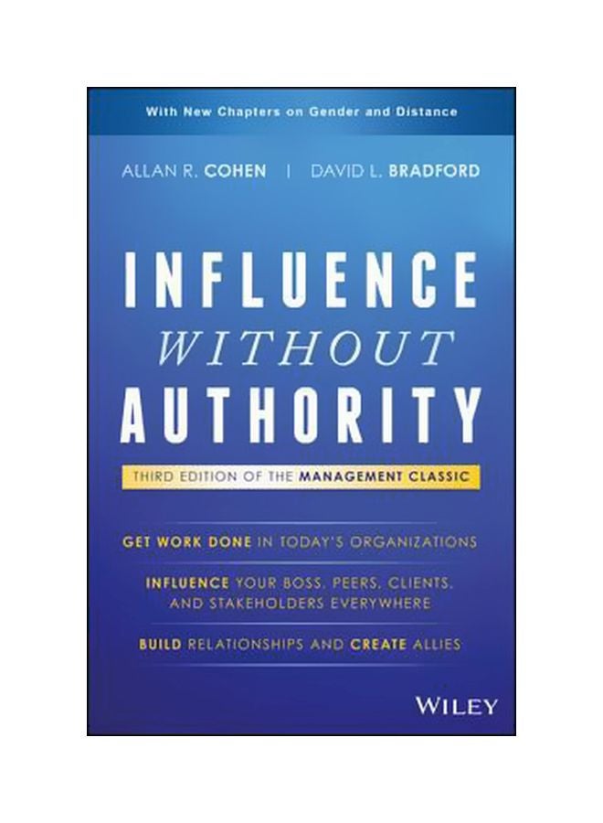 Influence Without Authority Hardback English by Allan R. Cohen - 02-Oct-17 