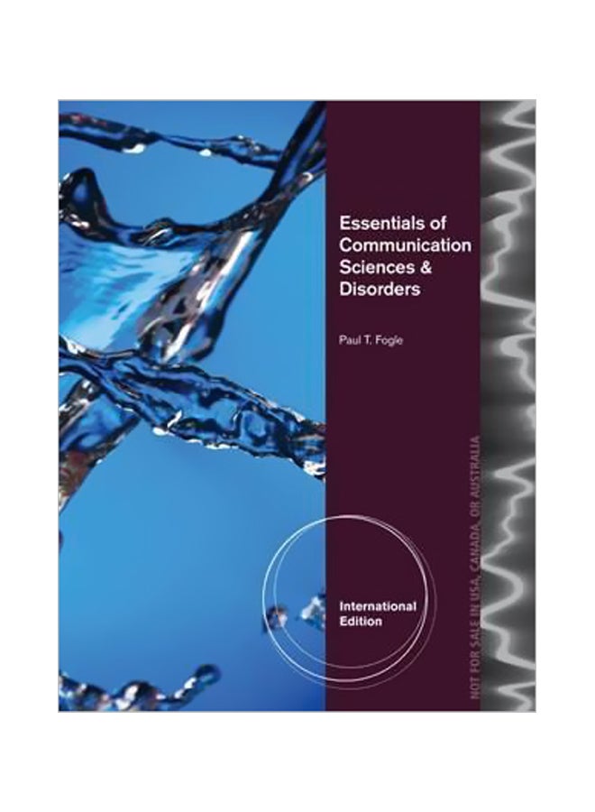 Essentials Of Communication Sciences And Disorders Paperback English by Paul Fogle - 01 May 2012 
