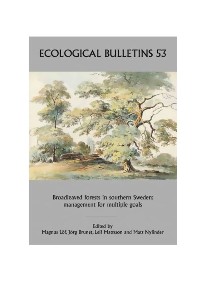 Ecological Bulletins Hardcover English by Magnus Lof - 04-Jan-11 