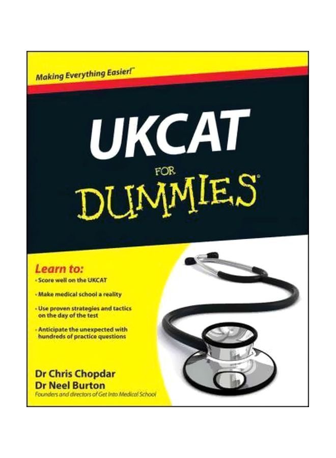 UKCAT For Dummies Paperback English by Chris Chopdar - 01-Oct-12 
