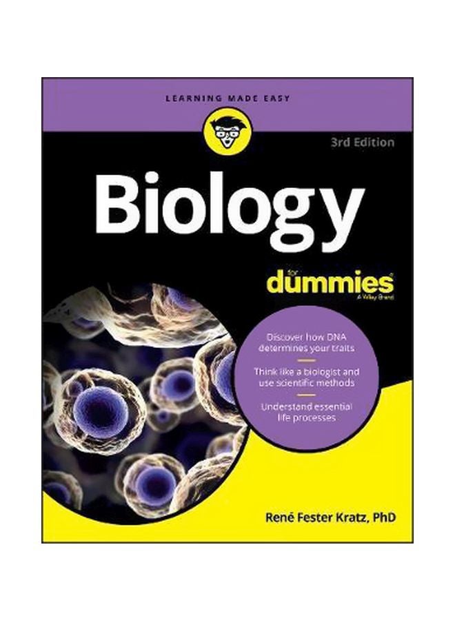 Biology For Dummies Paperback English by Rene Fester Kratz - 20-Mar-17 