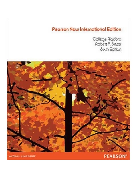 College Algebra Paperback English by Robert F Blitzer - 01-Nov-13