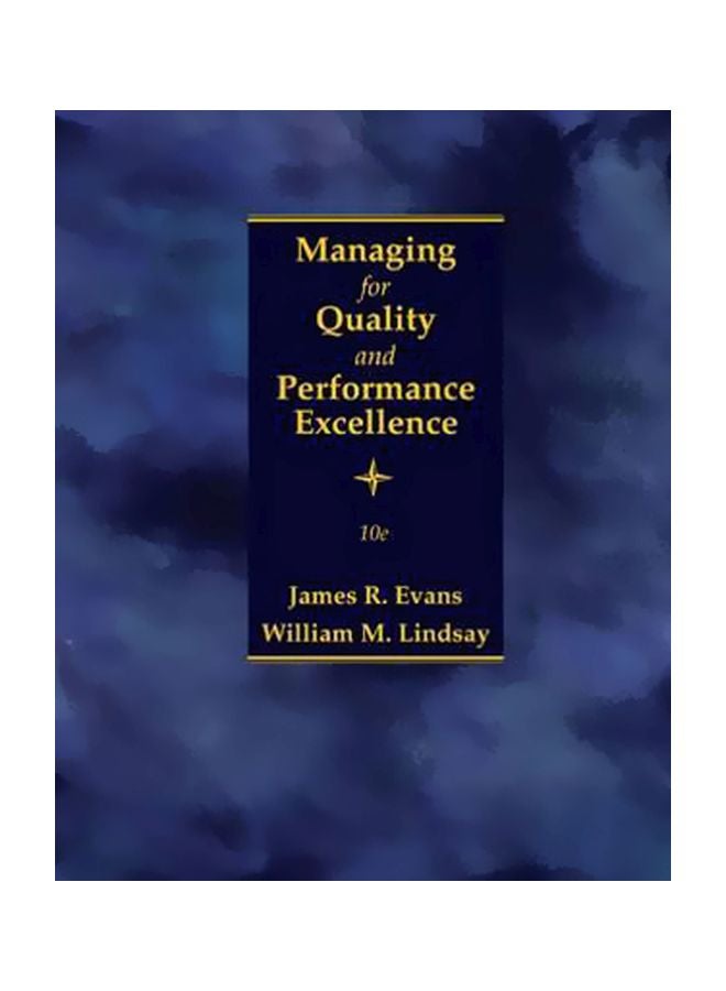 Managing For Quality And Performance Excellence Hardcover English by William Lindsay - 01 Jan 2016 