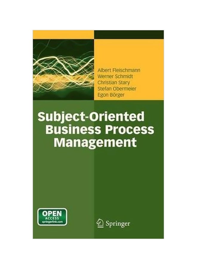 Subject-Oriented Business Process Management Hardcover English by Albert Fleischmann - 01-Nov-12 
