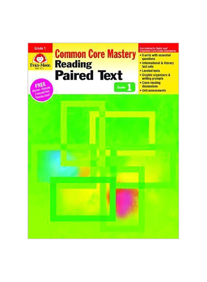 Common Core Mastery: Reading Paired Text Grade 1 Paperback English by Evan-Moor Educational Publishers - 41699 