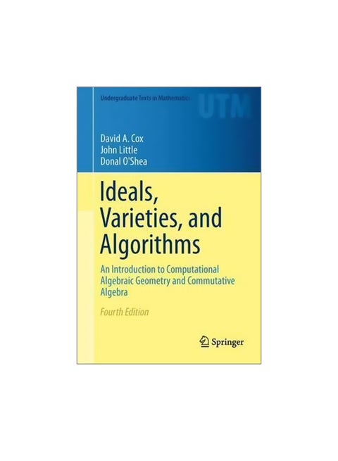 Ideals Varieties And Algorithms Hardcover English by David A. Cox - 22-May-15