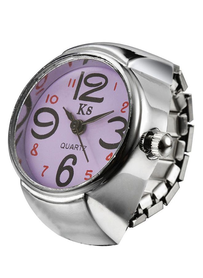 Elastic Alloy Analog Finger Ring Watch  - Image 1
