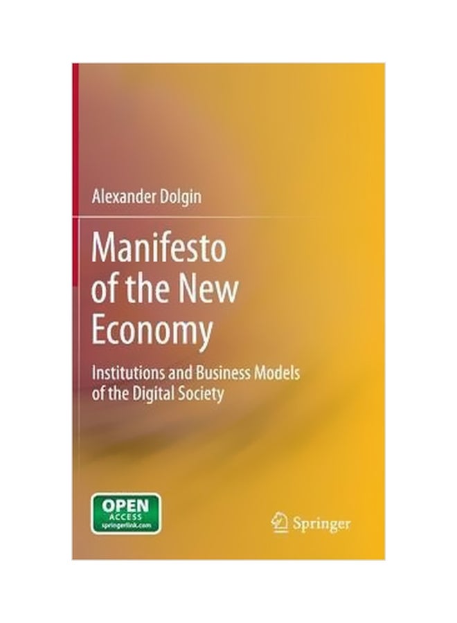 Manifesto Of The New Economy hardcover english - 01-Oct-11 