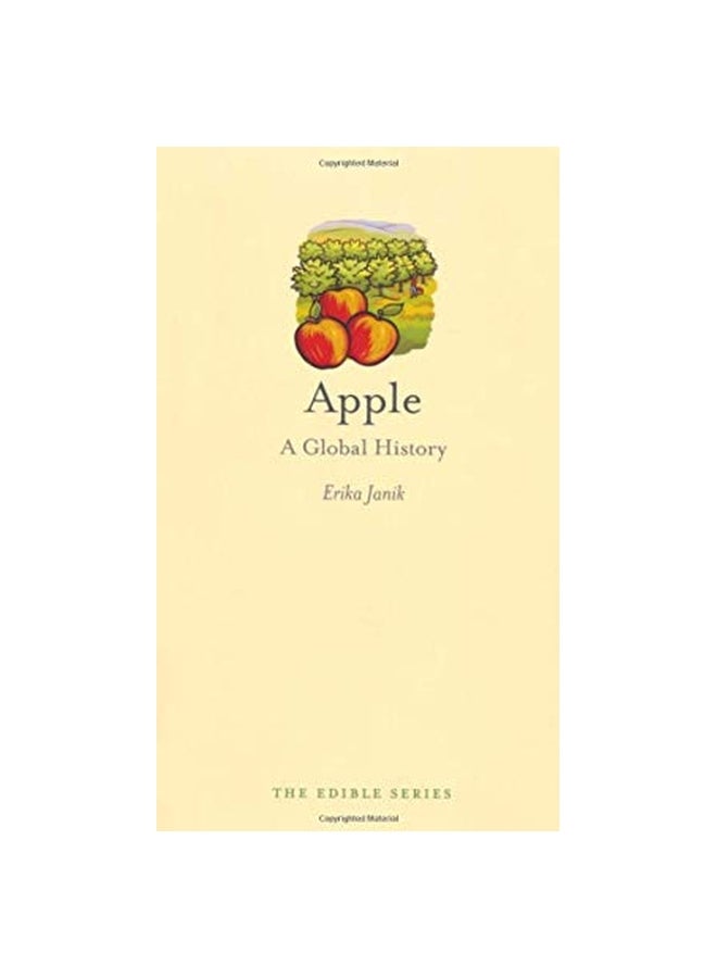 Apple A Global History Hardcover English by Erika Janik - 09-May-12 