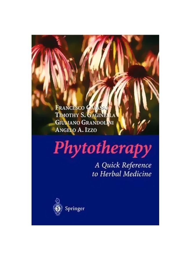Phytotherapy : A Quick Reference To Herbal Medicine Paperback English by Francesco Capasso - 01-Sep-03 
