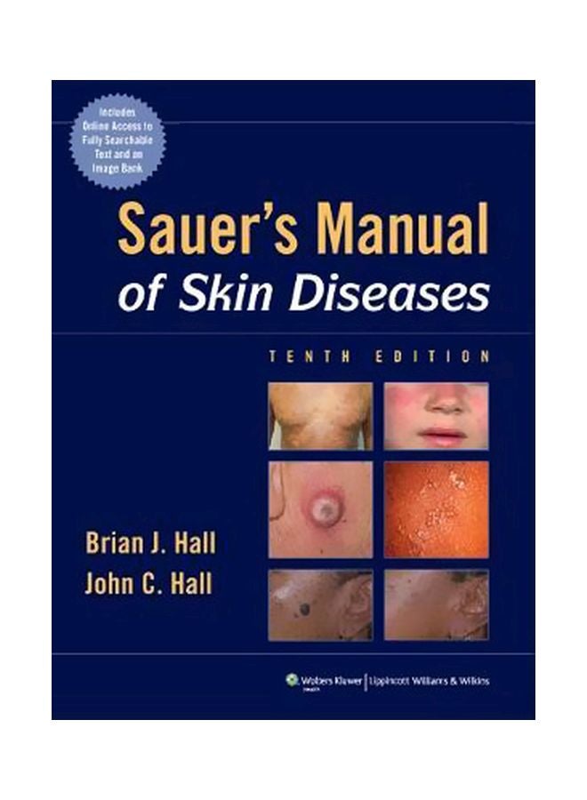 Sauer's Manual Of Skin Diseases Hardcover English by John C. Hall - 40416 