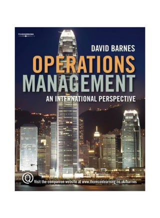 Operations Management: An International Perspective Paperback English by David Barnes - 16-Jun-08 - v1560682834/N26846544A_1