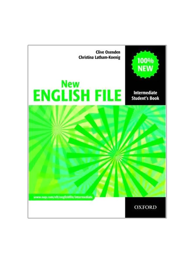 New English File Intermediate Student's Book Paperback English by Clive Oxenden - 24-Aug-06 