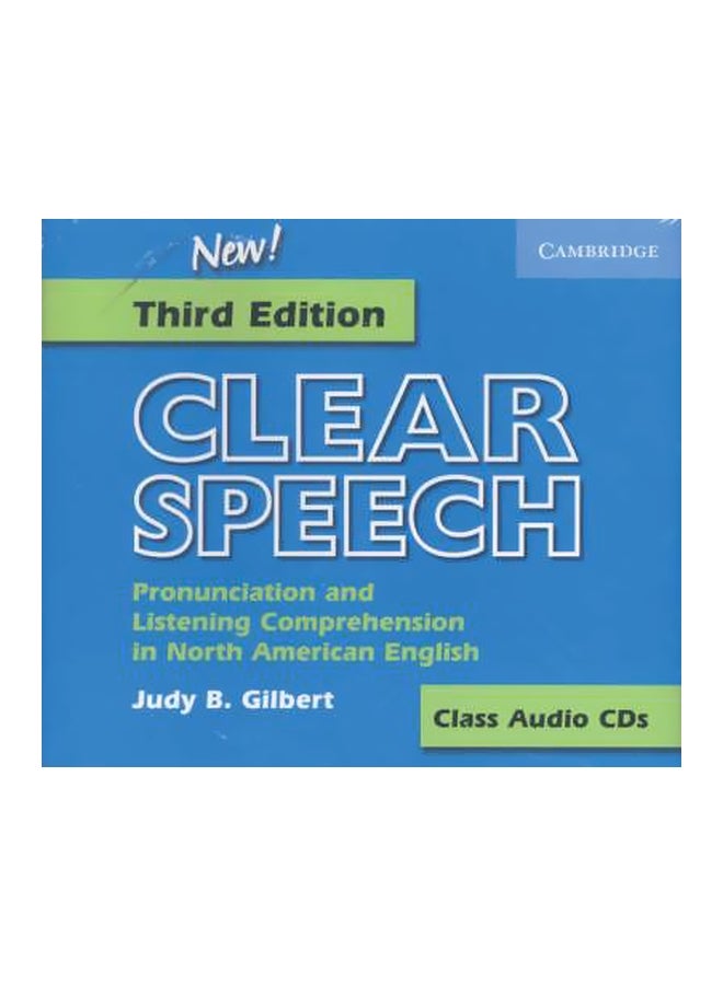 null - Clear Speech Class Audio Cds (3): Pronunciation And Listening Comprehension In American English audio_book english - 31-Dec-04 - Image 1