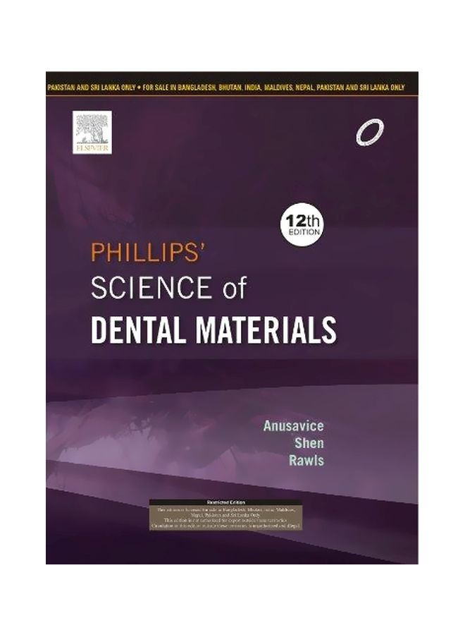 Phillips Science Of Dental Materials Hardcover English by Kenneth J. Anusavice - 01-04-13