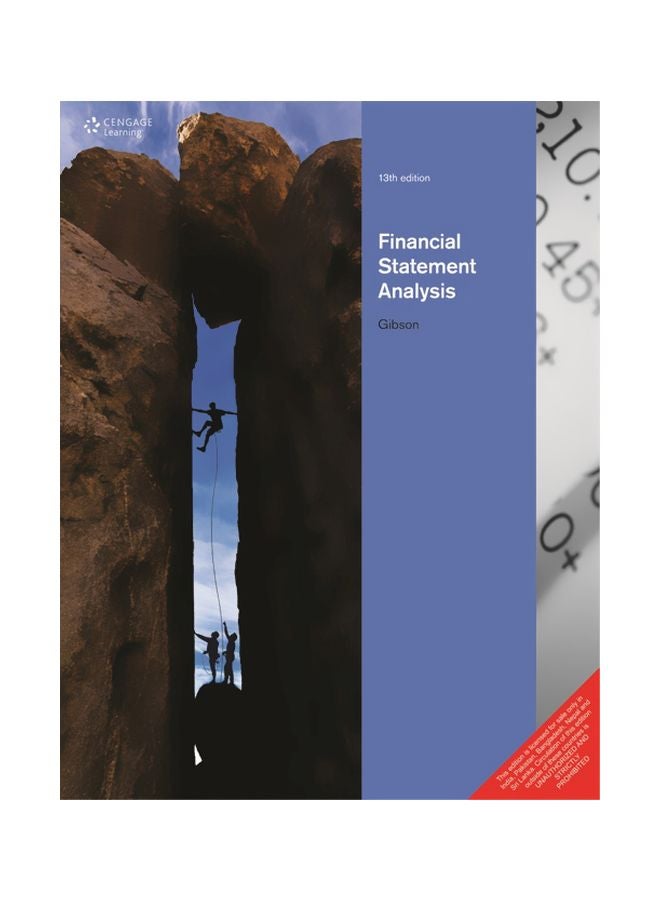Financial Statement Analysis Paperback English by Charles H. Gibson - 1 October 2014 