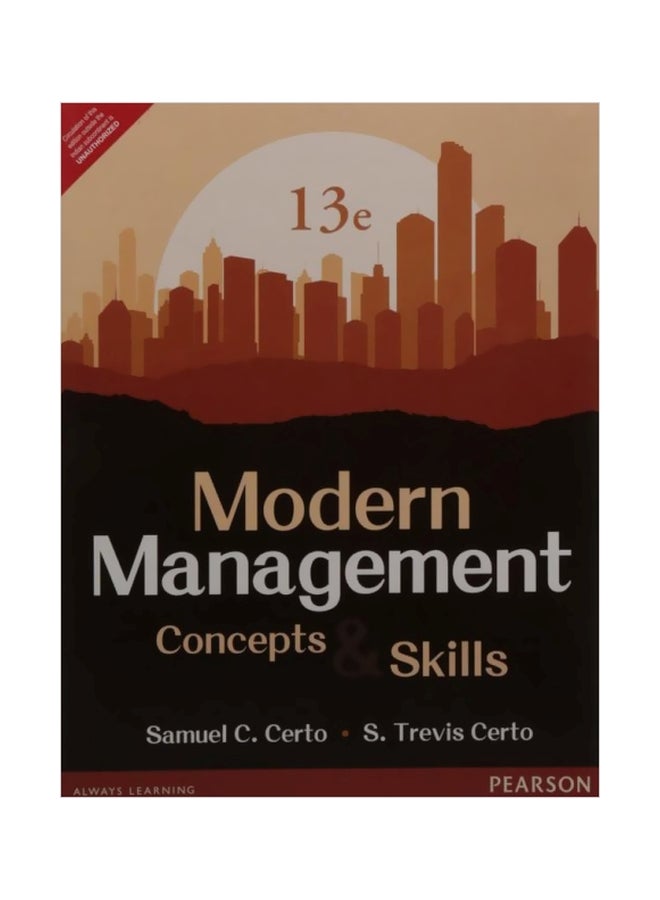 null - Modern Management: Concepts And Skills Paperback English by Samuel C. Certo - 2015 - Image 1