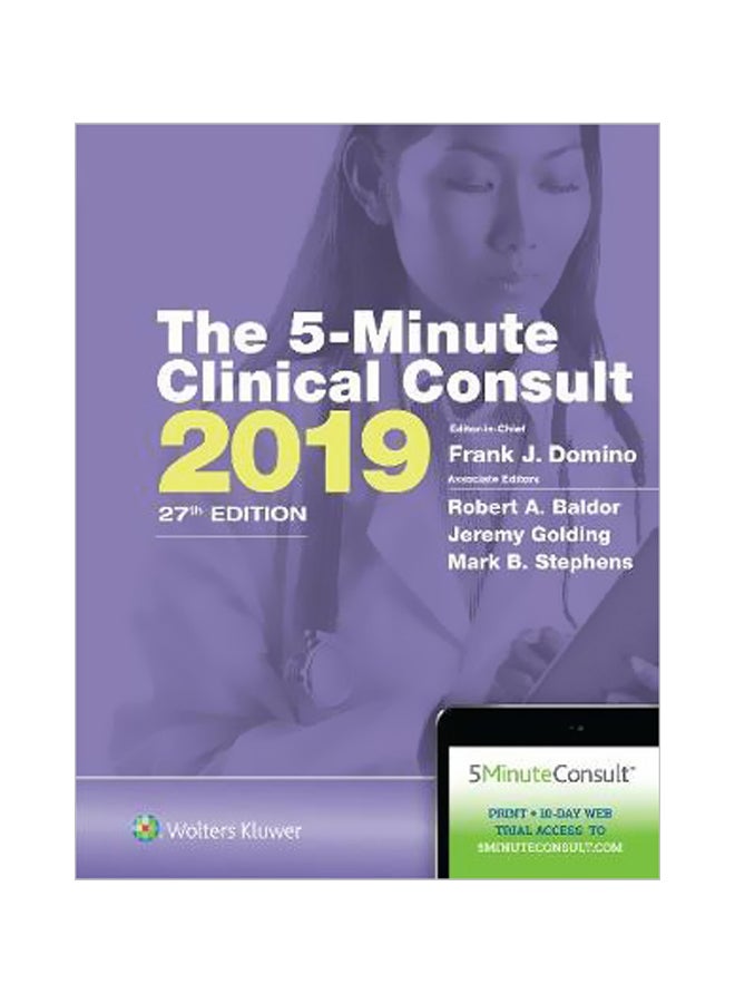 The 5-Minute Clinical Consult 2019 Hardcover English by Dr. Frank J. Domino - 04 May 2018 