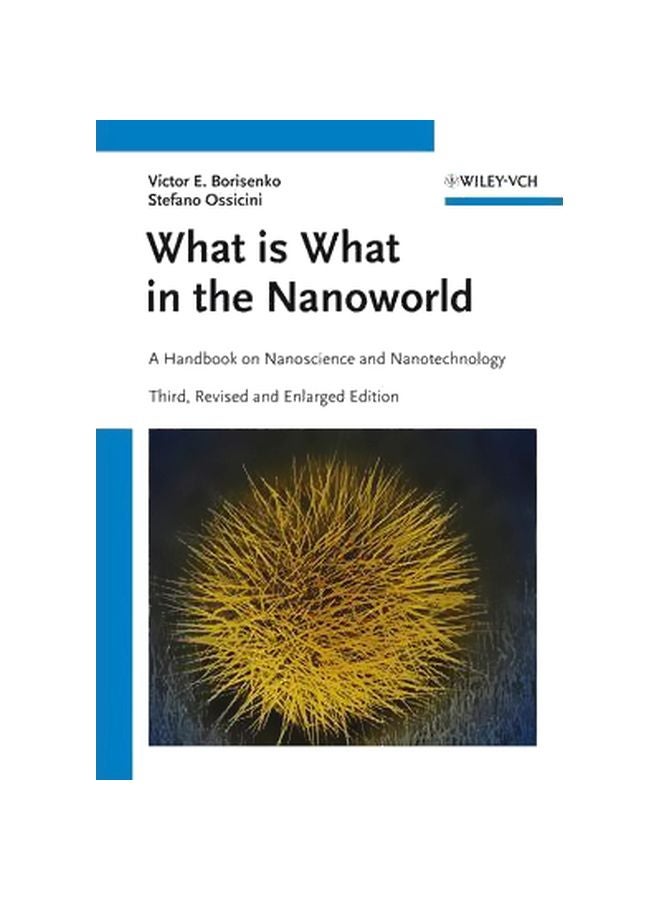 What Is What In The Nanoworld: A Handbook On Nanoscience And Nanotechnology Hardcover English by Victor E. Borisenko - 23 Oct 2012 
