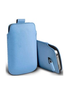 Leather Pocket Pouch/Sleeve Case Cover For Apple iPhone 5/5C/5S Blue