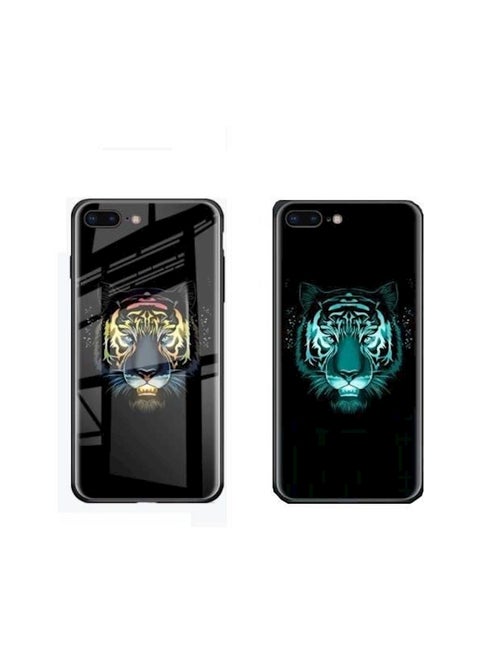 Luminous Tempered Glass Case For Apple iPhone 7 Plus/8 Plus Clear