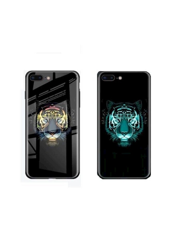 Luminous Tempered Glass Case For Apple iPhone 7 Plus/8 Plus Clear