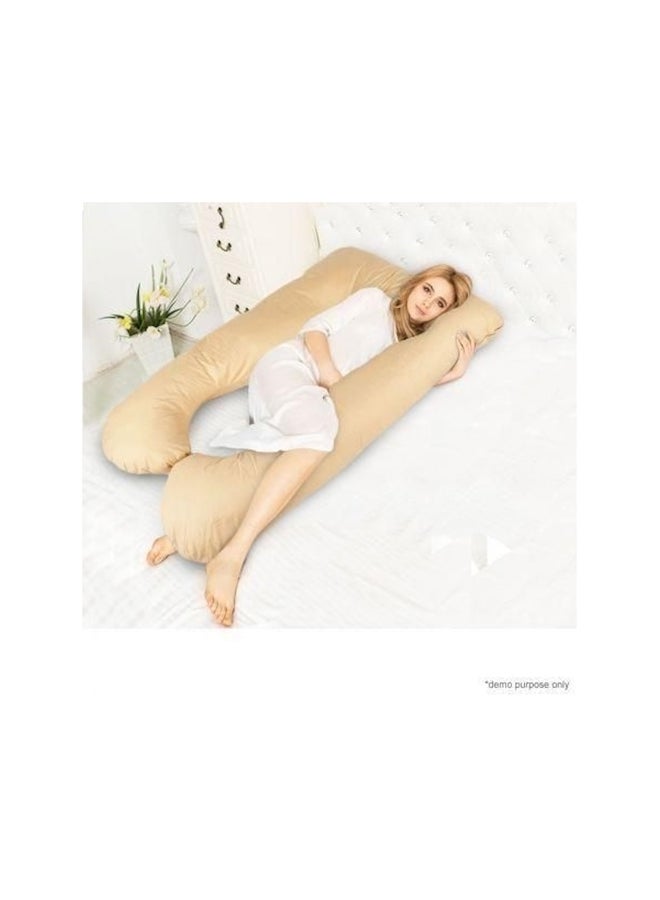 Cotton Maternity Pillow Cotton Beige  - Image 2