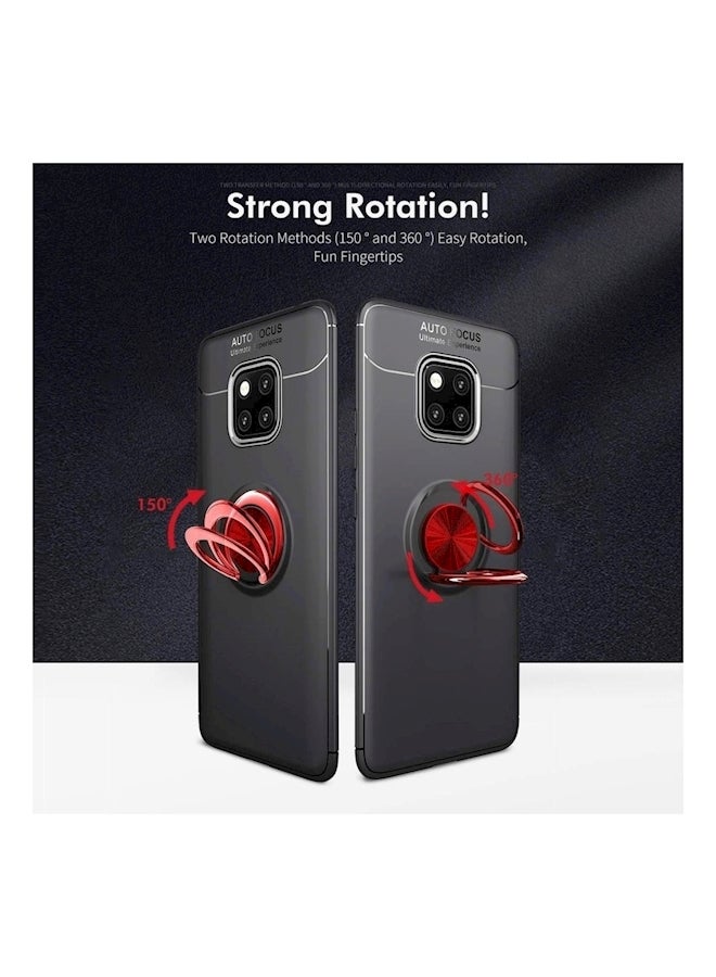 Protective Case For Huawei Mate 20 Pro With Ring Holder Black/Red - v1560684183/N23241094A_2