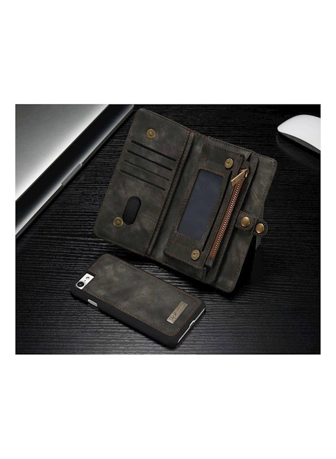 Flip Case Cover For Apple iPhone 6S Black