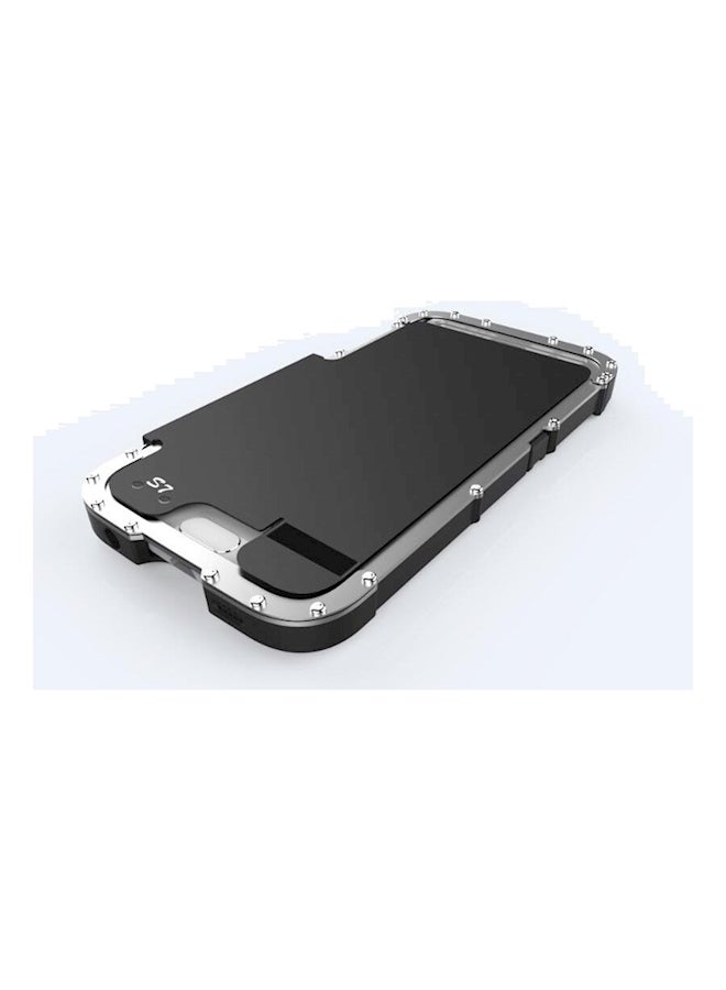 Protective Flip Cover For Samsung Galaxy S7 Edge Black/Silver