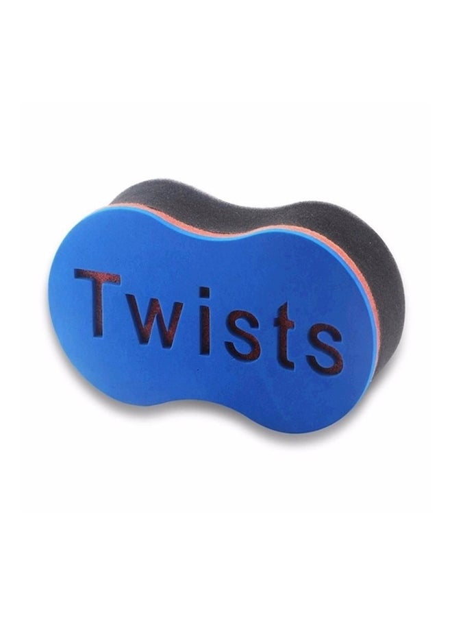 Twist Curly Sponge Brush Blue/Orange/Black - Image 1