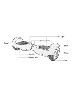 F-Speed Hoverboard Two Wheel Self Balancing Electric Scooter  - Image 4