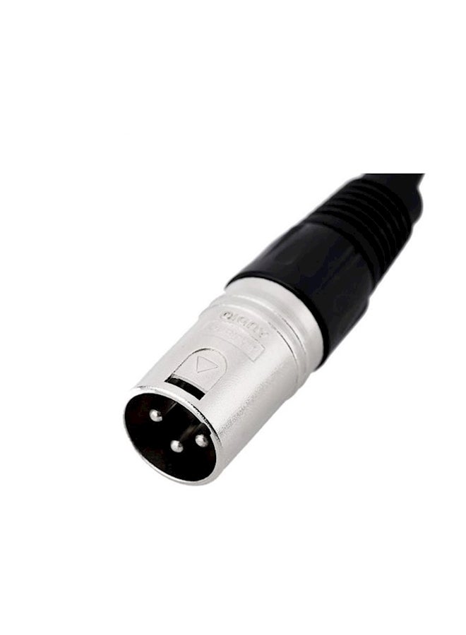 Female To Male Cable Wire For Microphone Mixer Black  - Image 5