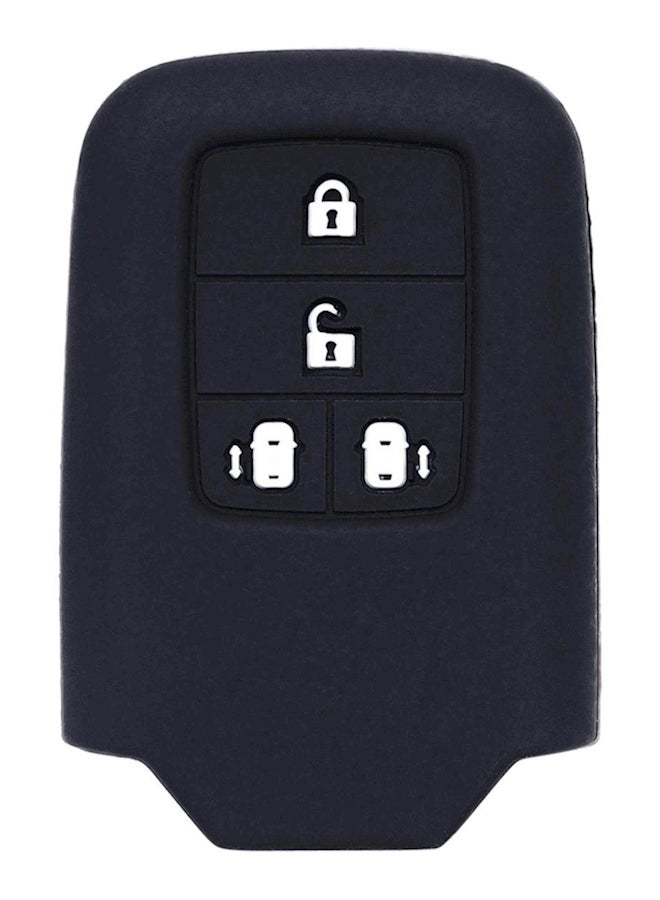 Four Buttons Car Key Cover Black - Image 1